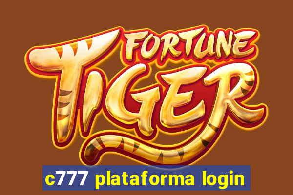 c777 plataforma login